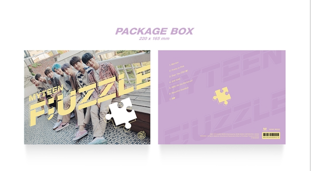 MYTEEN 2nd Mini Album - Fuzzle CD
