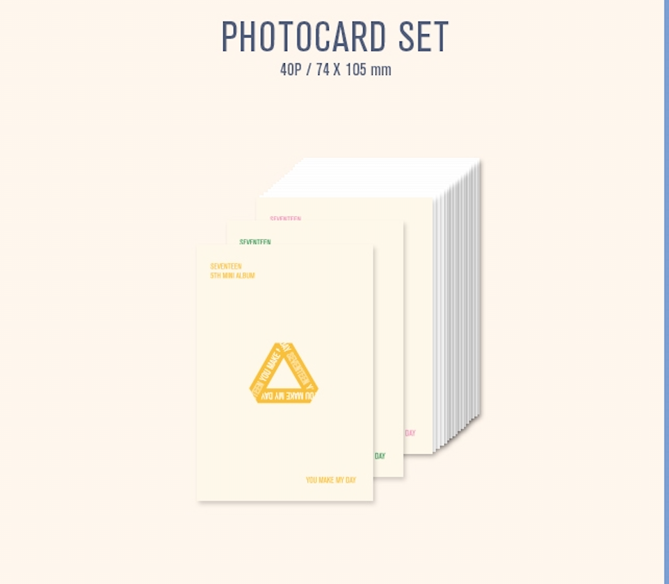 Seventeen 5th Mini Album - You Make My Day (Set the Sun Version Seventeen 5th Mini Album - You Make My Day (Set the Sun Version