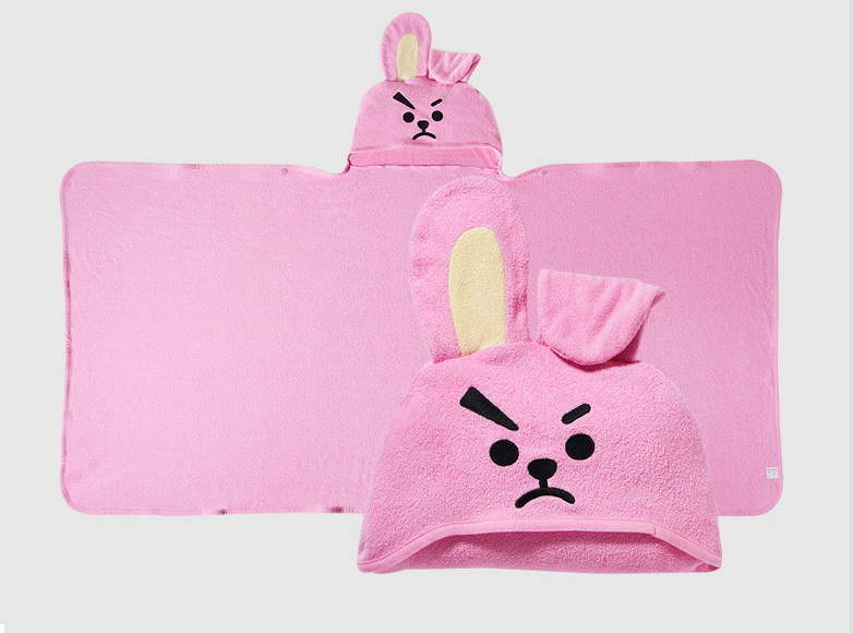 (Limited Quantity) BT21 Official Merchandise - HOODIE TOWEL