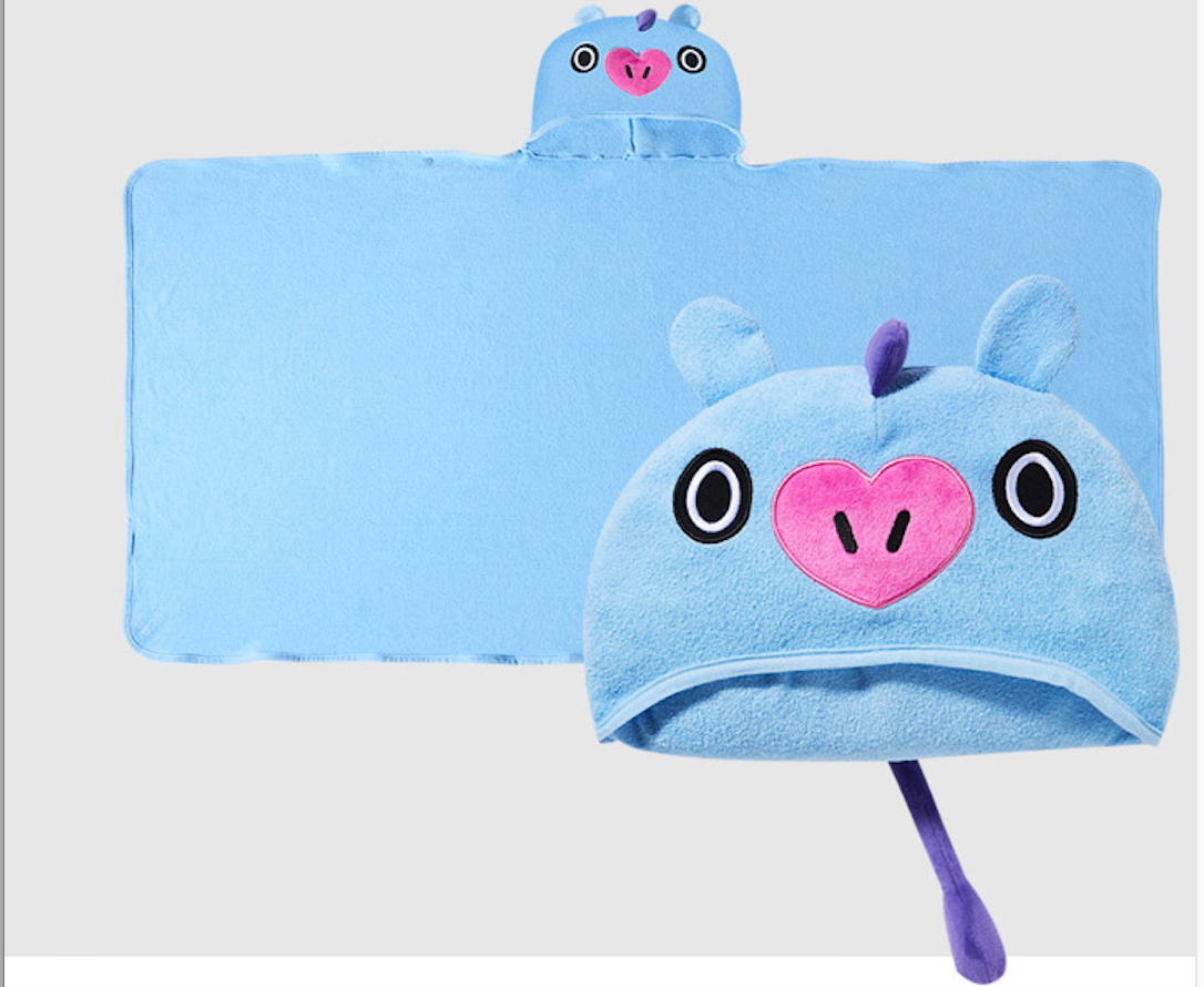 (Limited Quantity) BT21 Official Merchandise - HOODIE TOWEL
