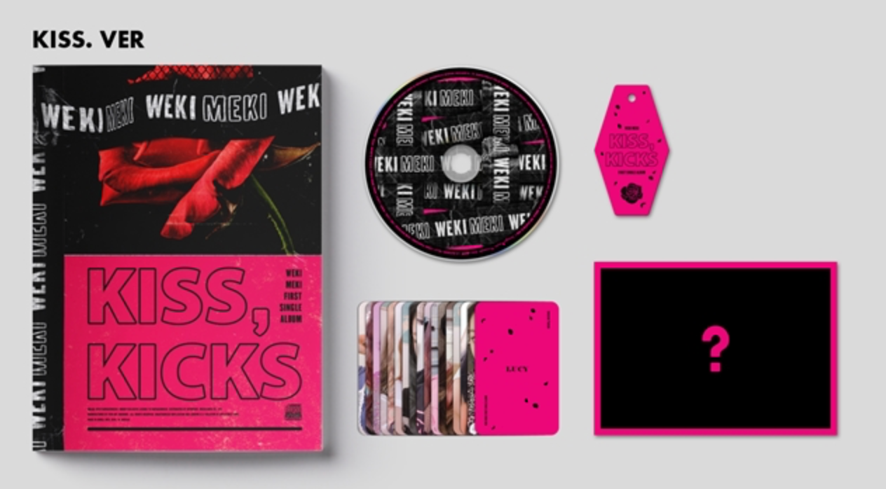 Weki Meki 1st Album - Kiss, Kicks