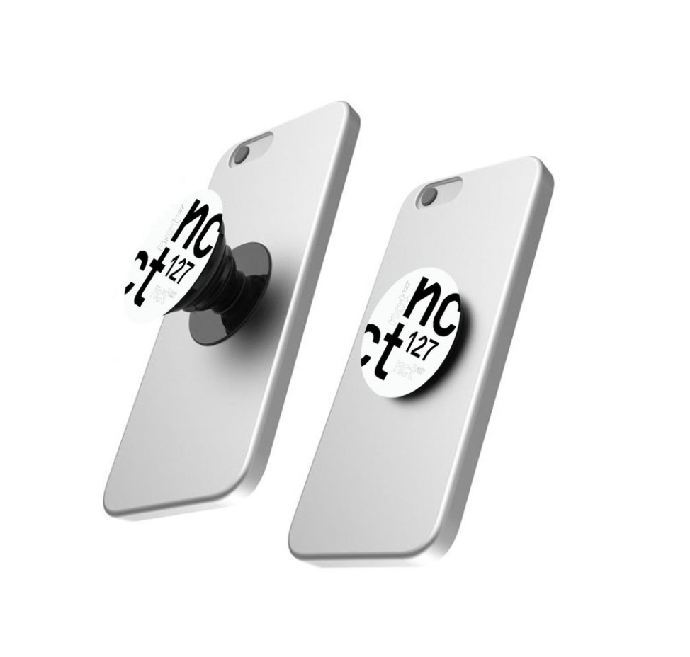 NCT 127 SM Official Popping Holder (White)