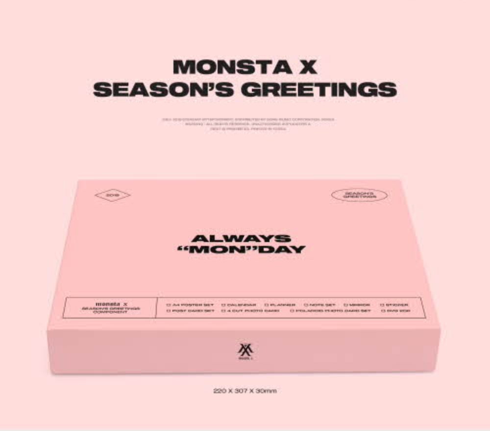 Monsta X 2019 Season's Greetings – Choice Music LA