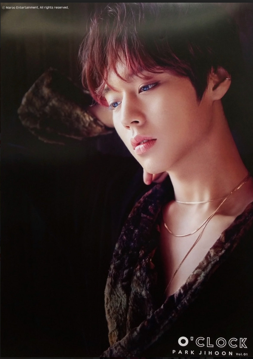 Park Ji Hoon 1st Mini Album O'Clock Official Poster - Photo
