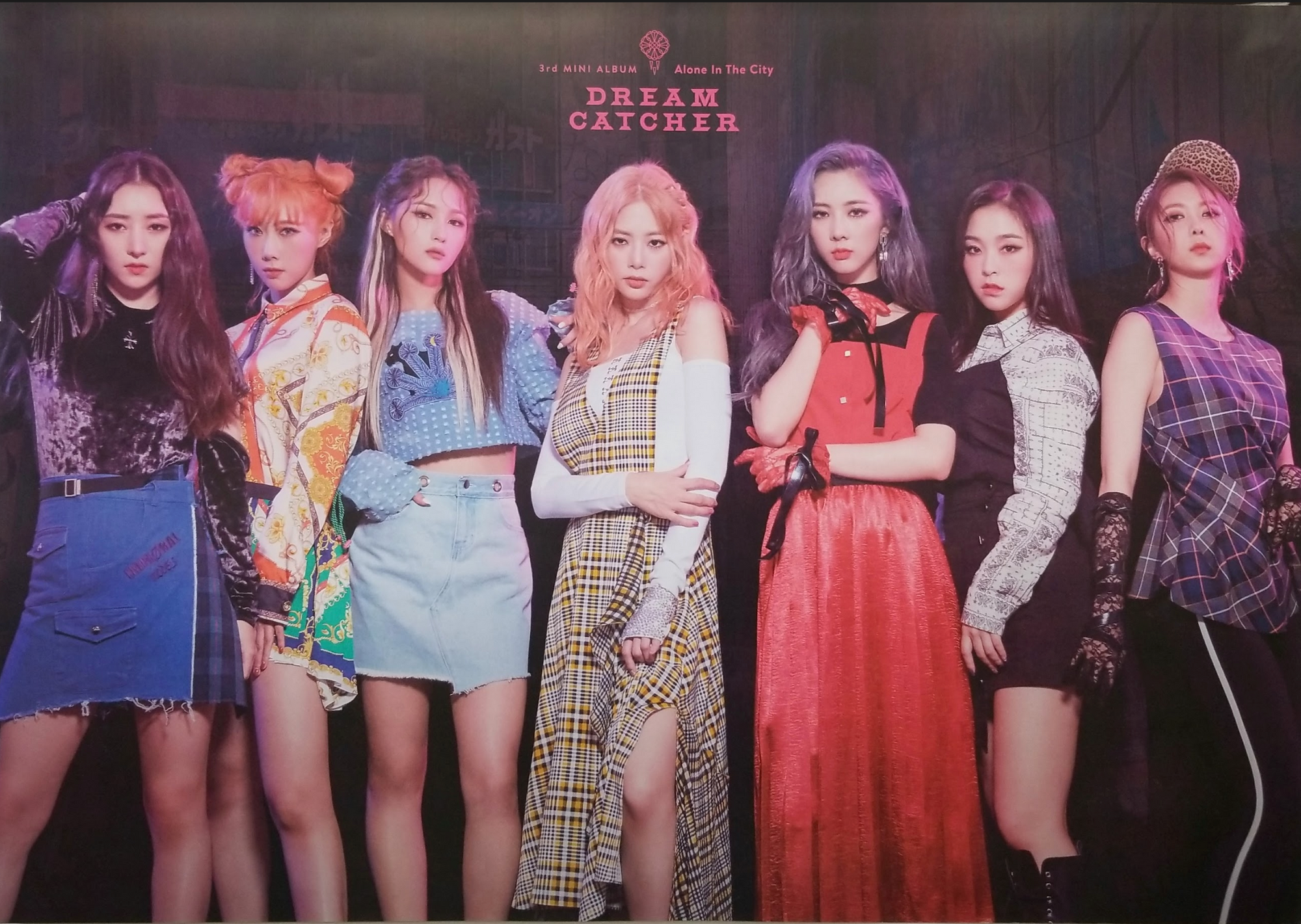 Dreamcatcher 3rd Mini Album Alone in the City Official Poster - Photo Concept 1