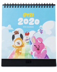 BT21 Line Friends Official Merchandise - 2020 Desk Calendar