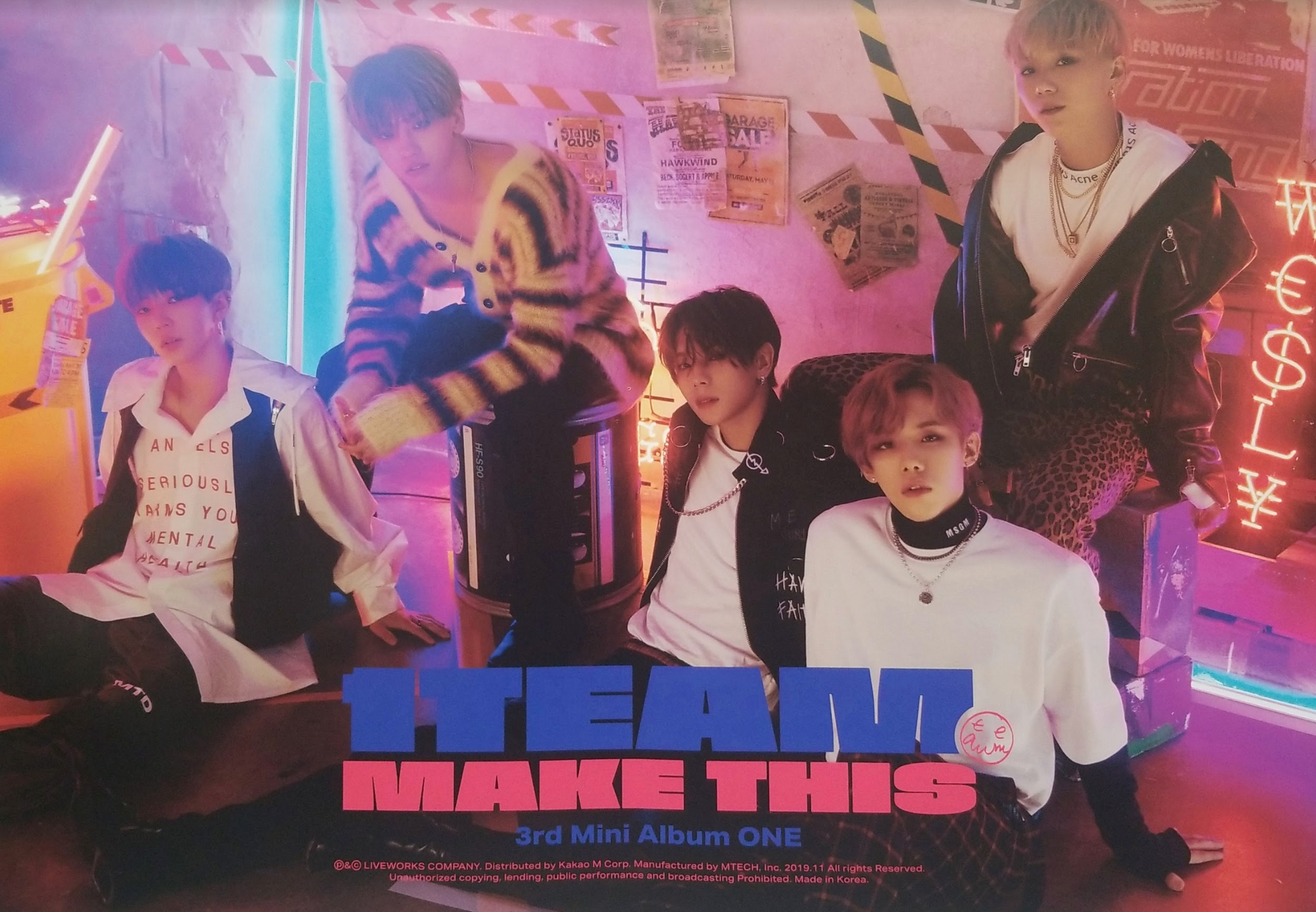 1Team 3rd Mini Album One Official Poster - Photo Concept 2