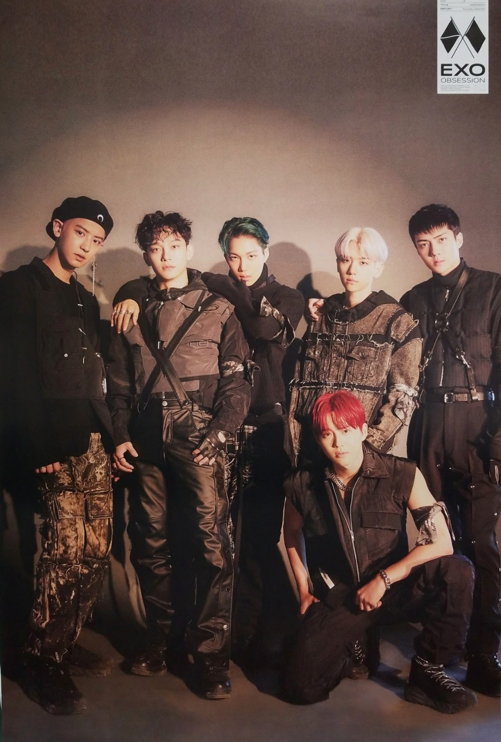 EXO 6th Album Obsession Official Poster - Photo Concept Group A