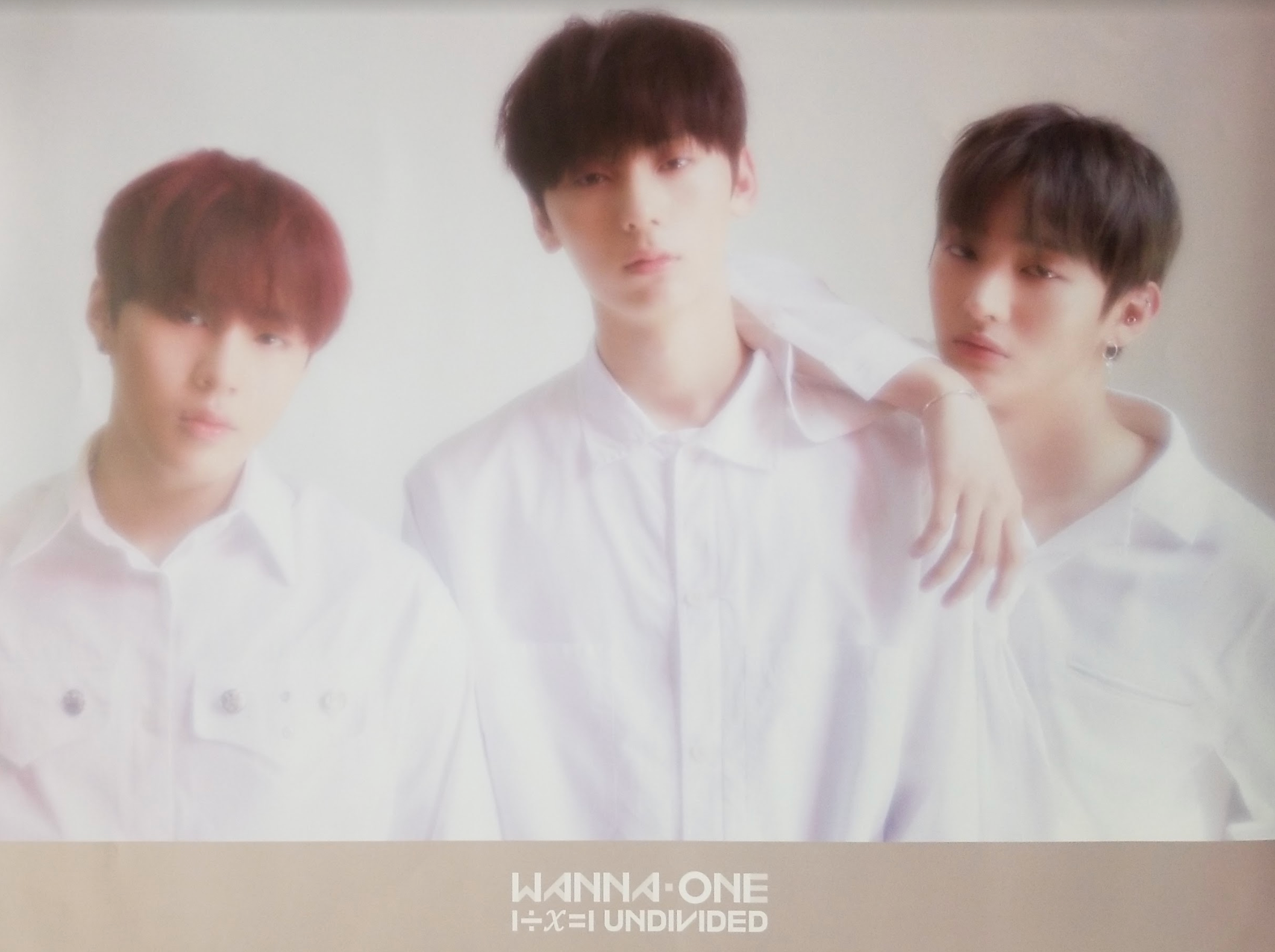 Wanna One Special Album - 1÷Χ=1 (Undivided) Official Poster 