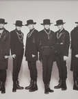 ATEEZ 4TH MINI ALBUM - TREASURE EPILOGUE : ACTION TO ANSWER Official Double Sided Poster - Photo Concept Z (Blue Version)