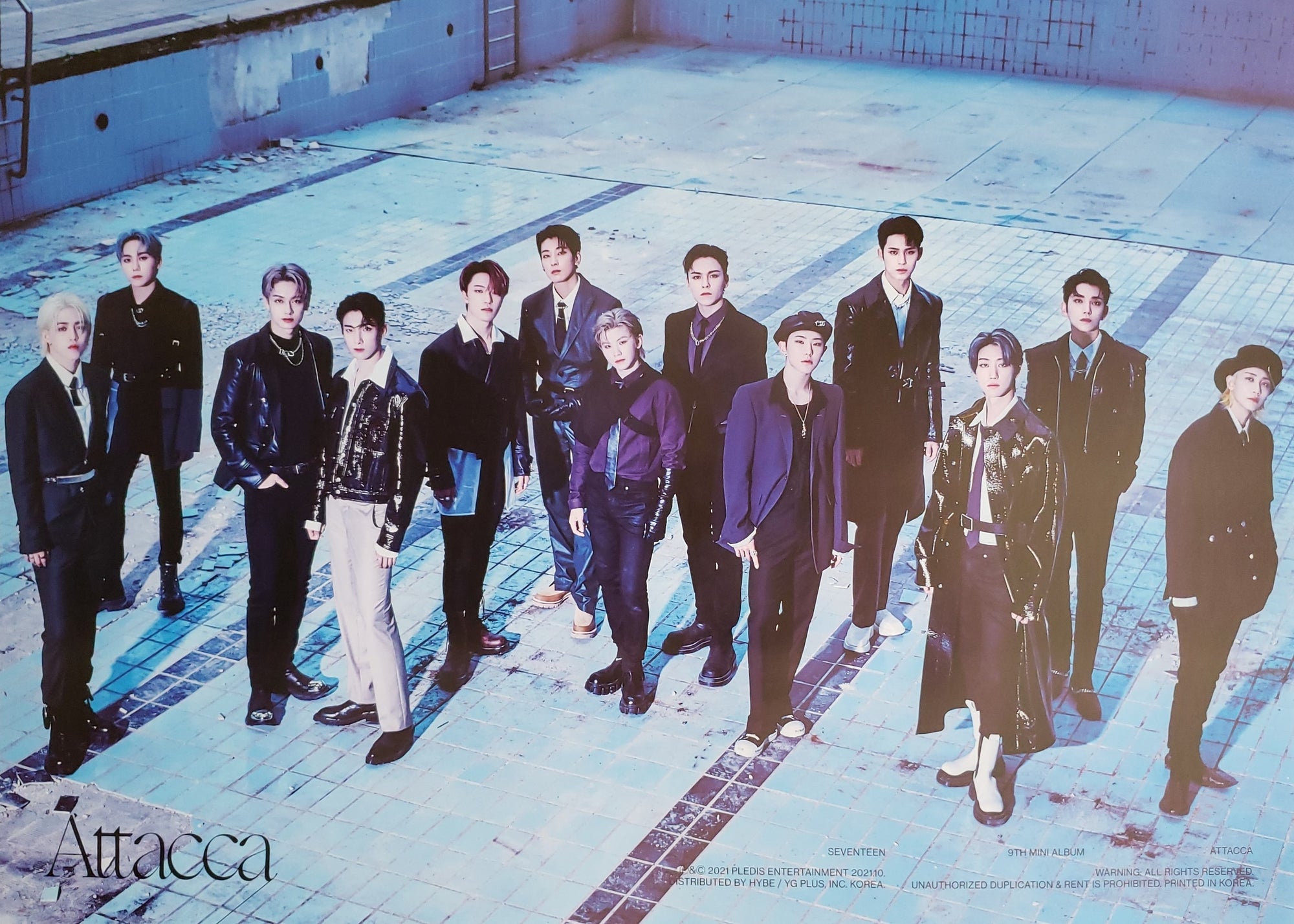 Seventeen 9th Mini Album Attacca Official Poster - Photo Concept Group