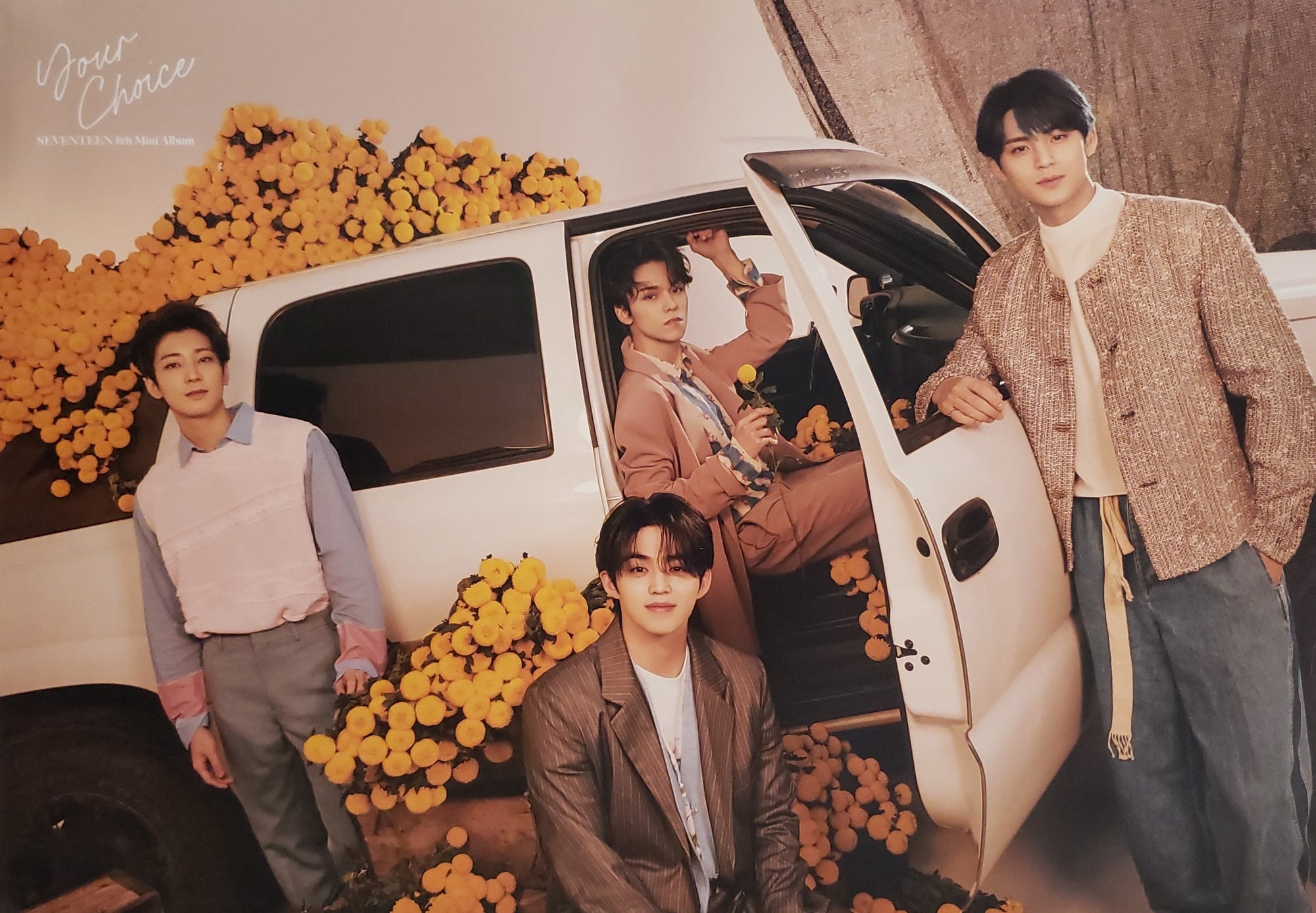 SEVENTEEN 8TH MINI ALBUM YOUR CHOICE Official Poster - Photo Concept Hiphop Unit