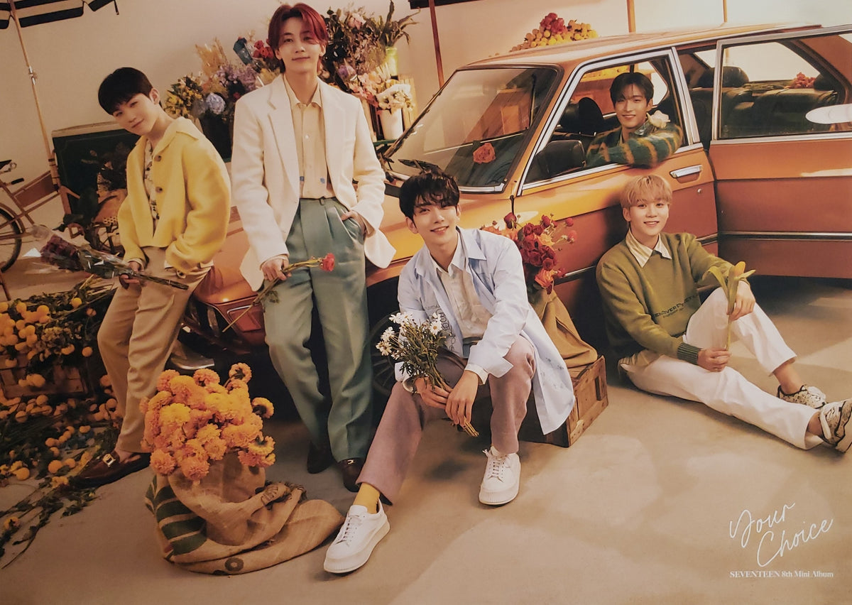 SEVENTEEN 8TH MINI ALBUM YOUR CHOICE Official Poster - Photo