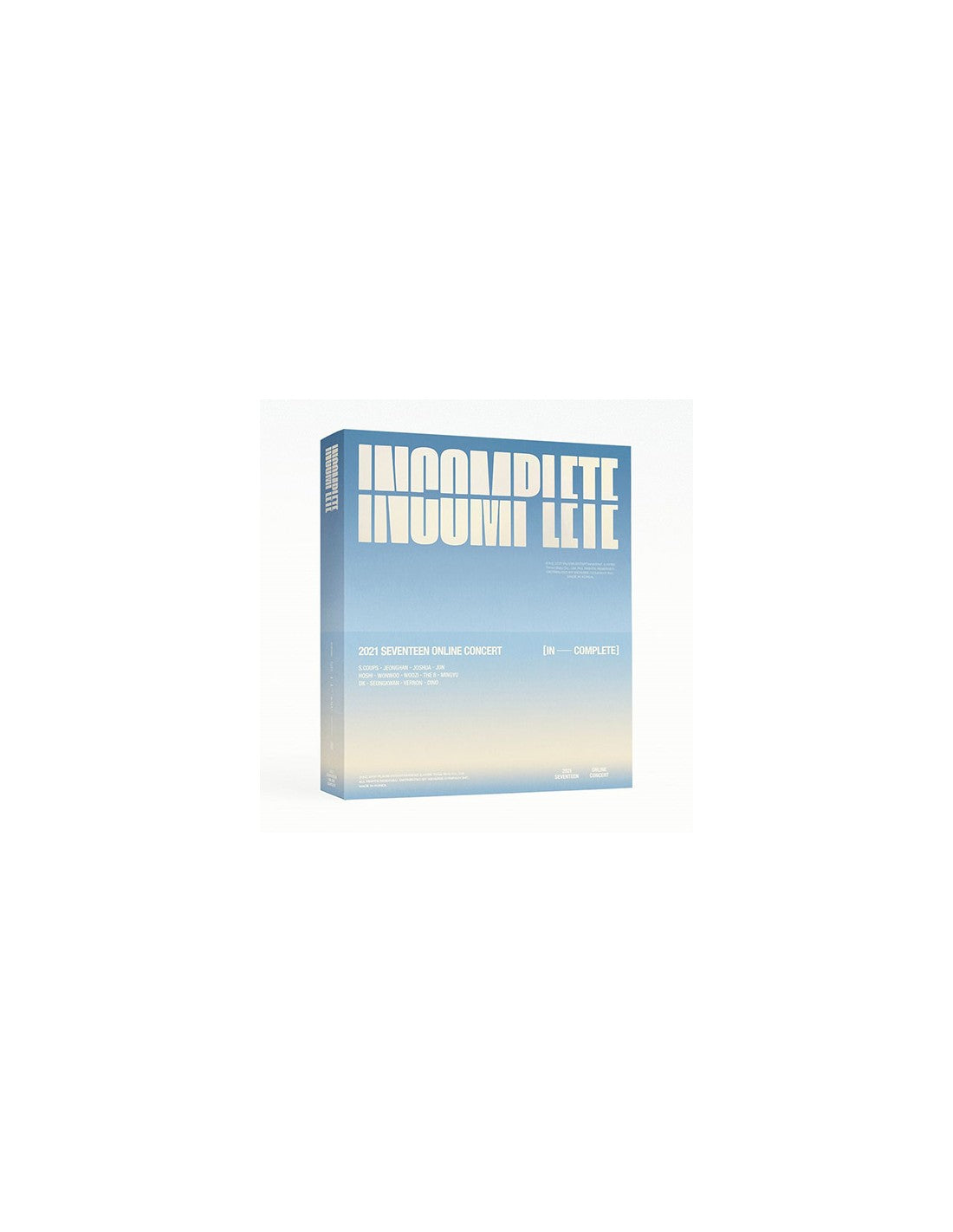 ミュージック SEVENTEEN INCOMPLETE DVD Seventeen 2021 Online Concert Incomplete DVD – Choice Music LA