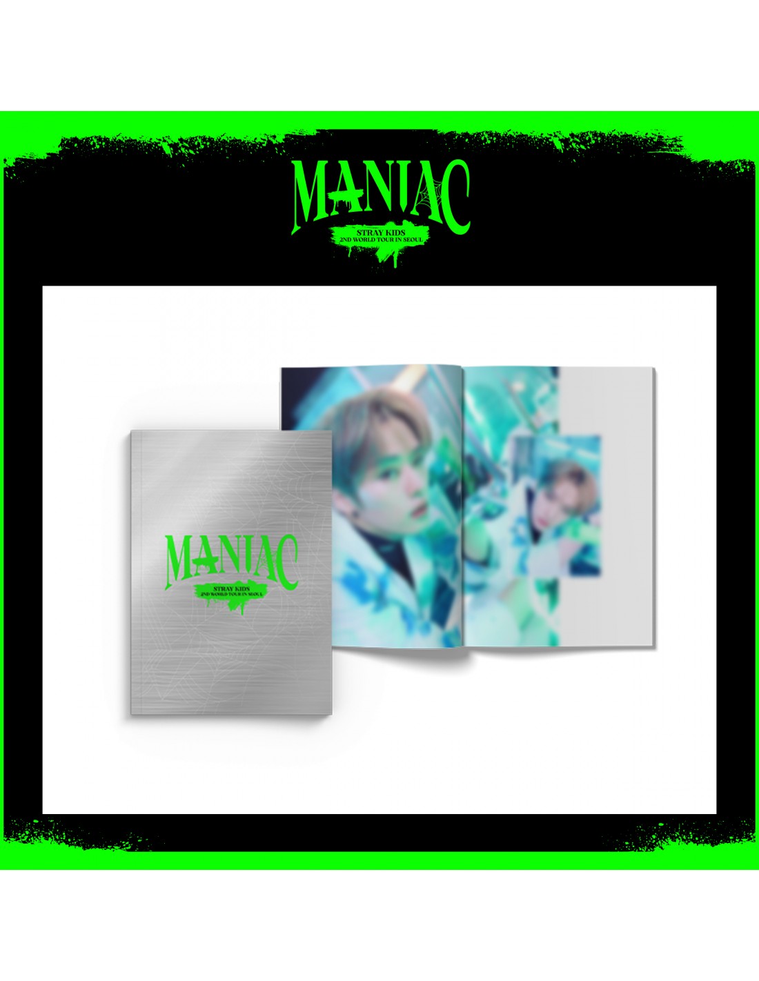 Stray Kids 2nd World Tour Maniac Official Merchandise - Photobook