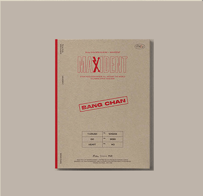 STRAY KIDS Mini Album MAXIDENT first limited folded poster