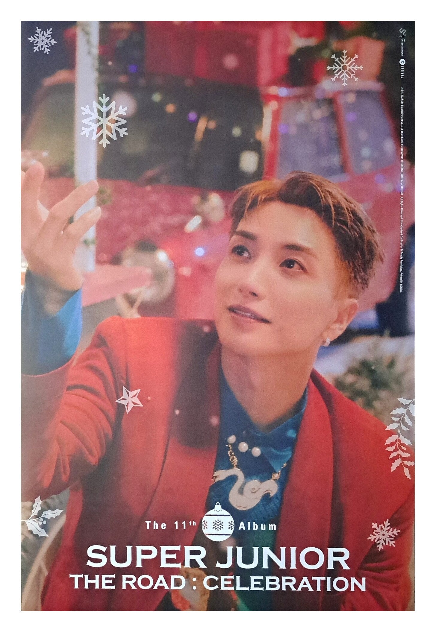 Super Junior 11th Album - Vol. 2 'The Road : Celebration' (Snow Ver.)  Official Poster - Photo Concept Leeteuk