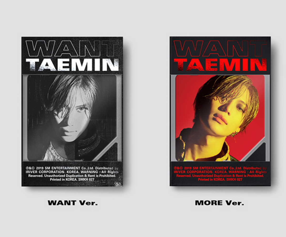 テミン　WANT キノアルバム　Kihno Kit SHINee ② Taemin 2nd Mini Album - WANT Kihno Kit – Choice Music LA