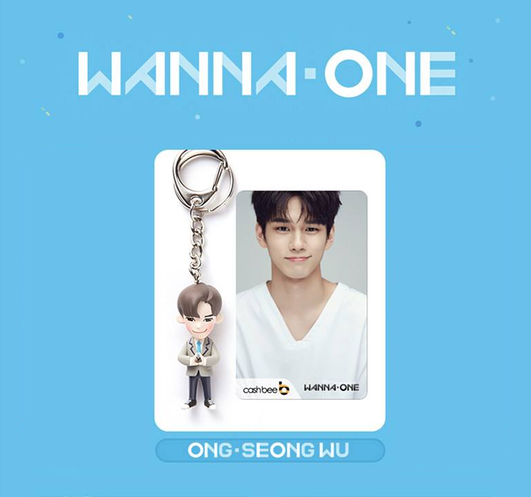 Wanna One Official Goods - Keyring Figure + Transportation Card