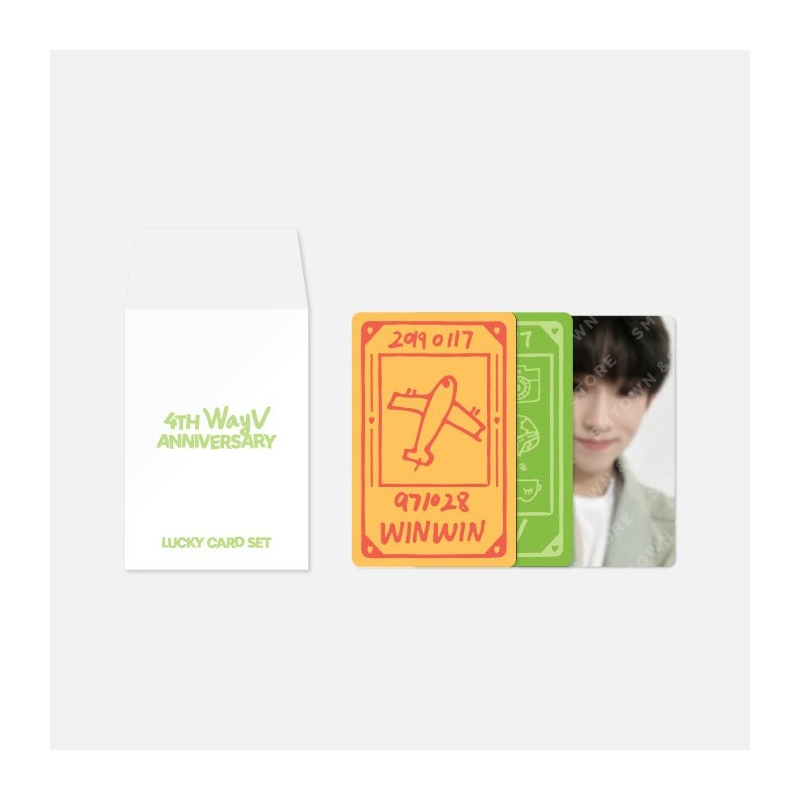 WayV 4th Anniversary Official Merchandise - Lucky Card Set WayV 4th Anniversary Official Merchandise - Lucky Card Set