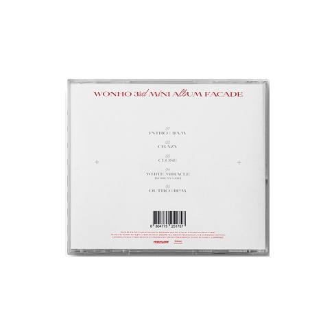 Wonho 3rd Mini Album - Facade (Jewel Case Ver.)