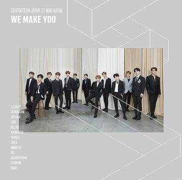 SEVENTEEN Japanese 1st Mini Album "We Make You" [Regular Edition (CD+20P PHOTO BOOK)]