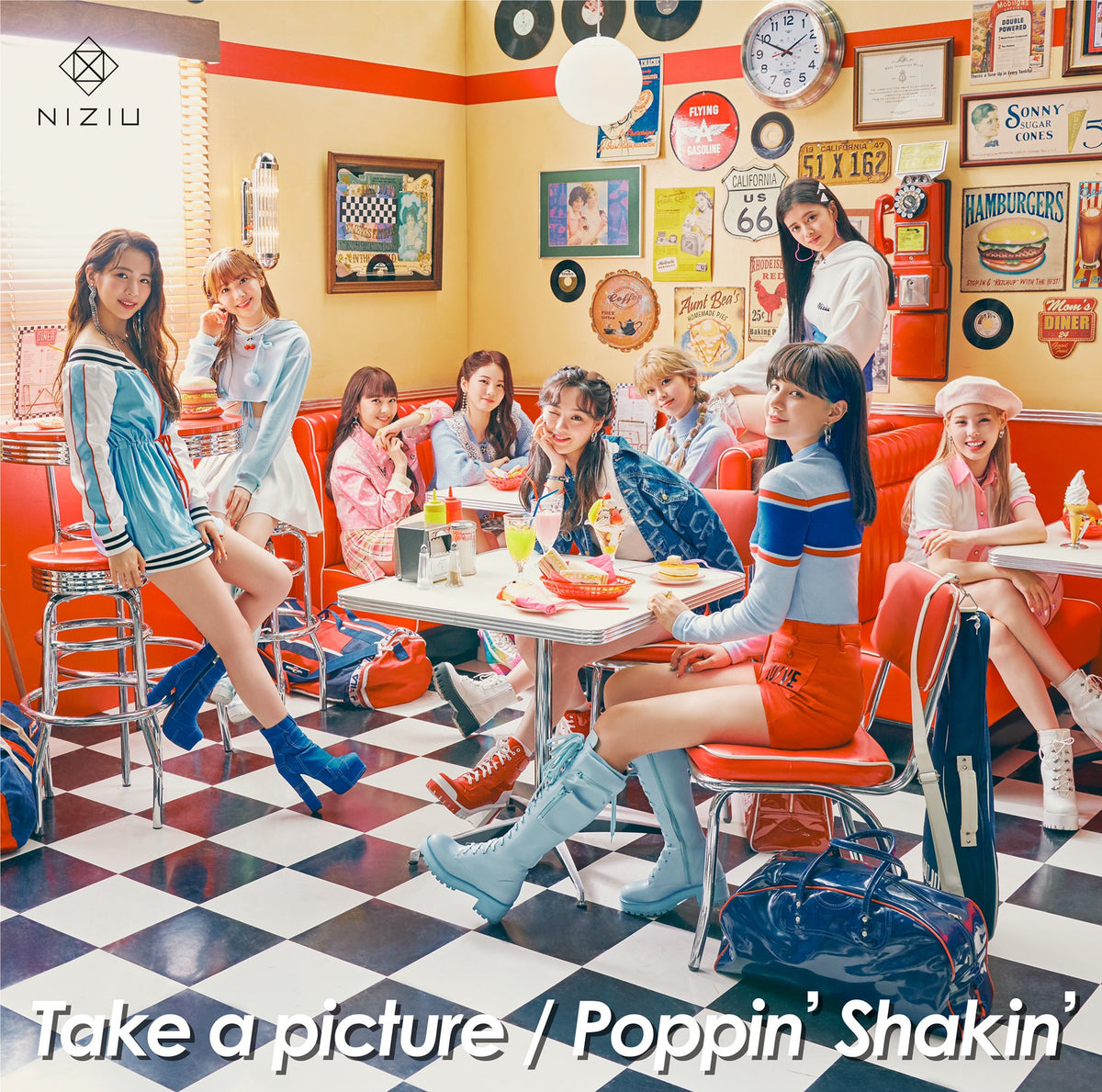 NiziU Take a picture Poppin' Shakin' Limited Edition Type A