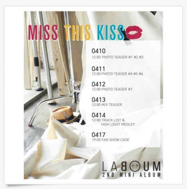 Laboum 2nd Mini Album - Miss This Kiss