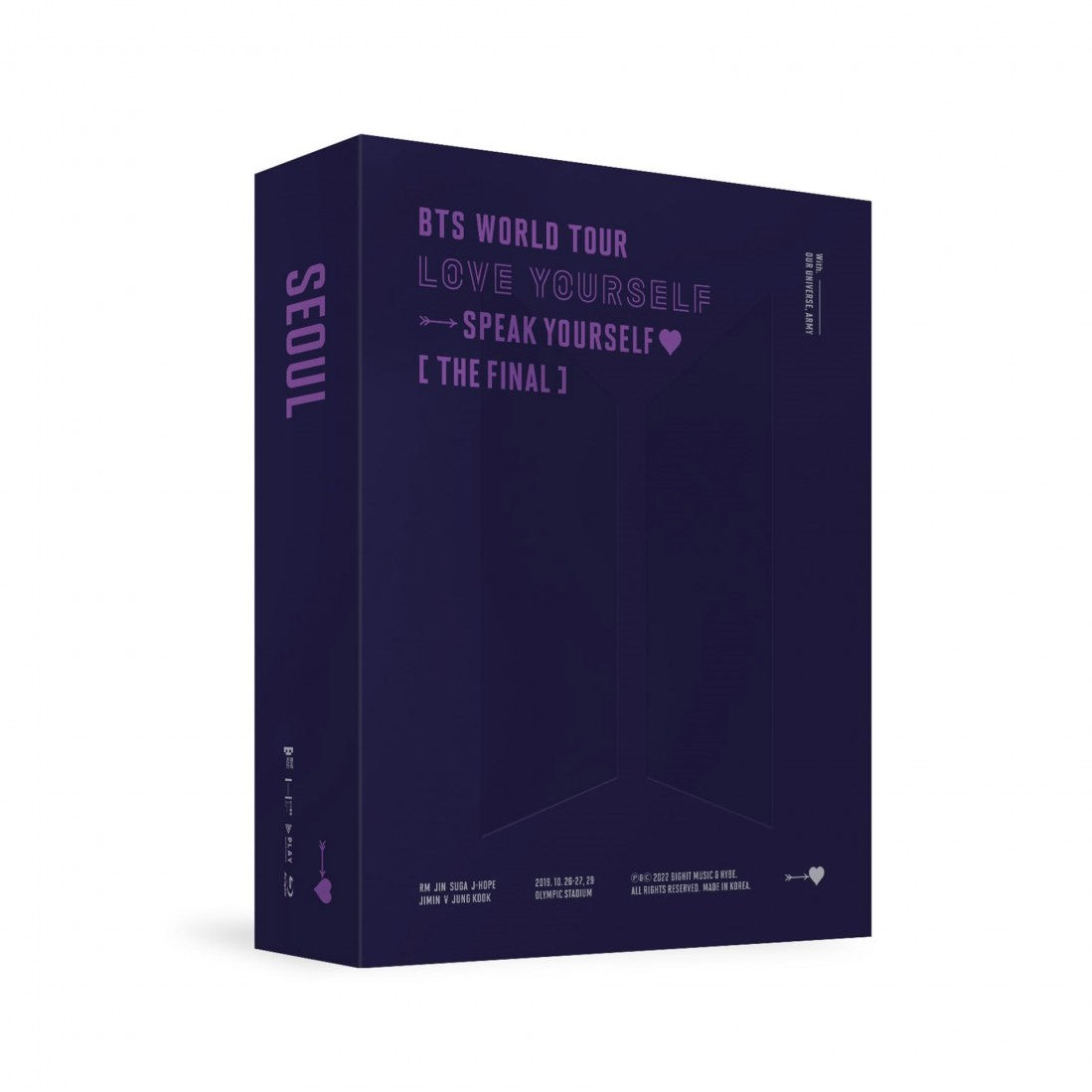 BTS World Tour 'Love Yourself : Speak Yourself' [The Final] Blu 