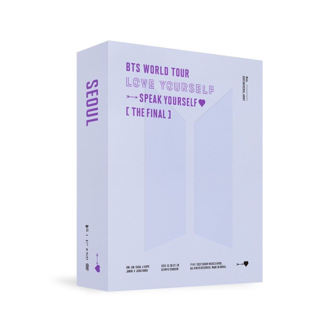 BTS LOVE YOURSELF ソウル DVD BTS World Tour Love Yourself:Speak Yourself THE FINAL SEOUL DVD