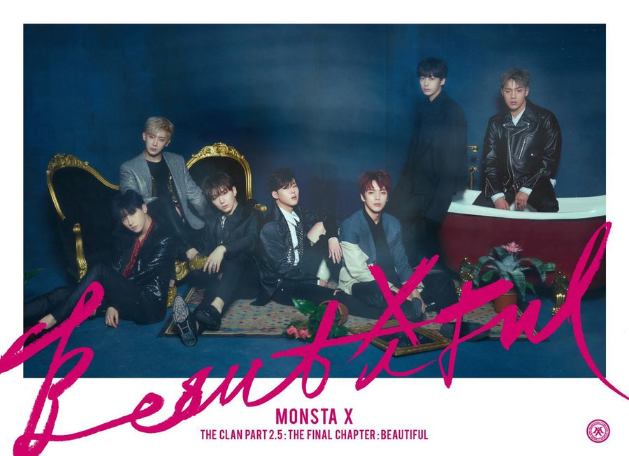 몬스타엑스 MONSTA X - Beautiful UNFOLDED POSTER (GROUP)