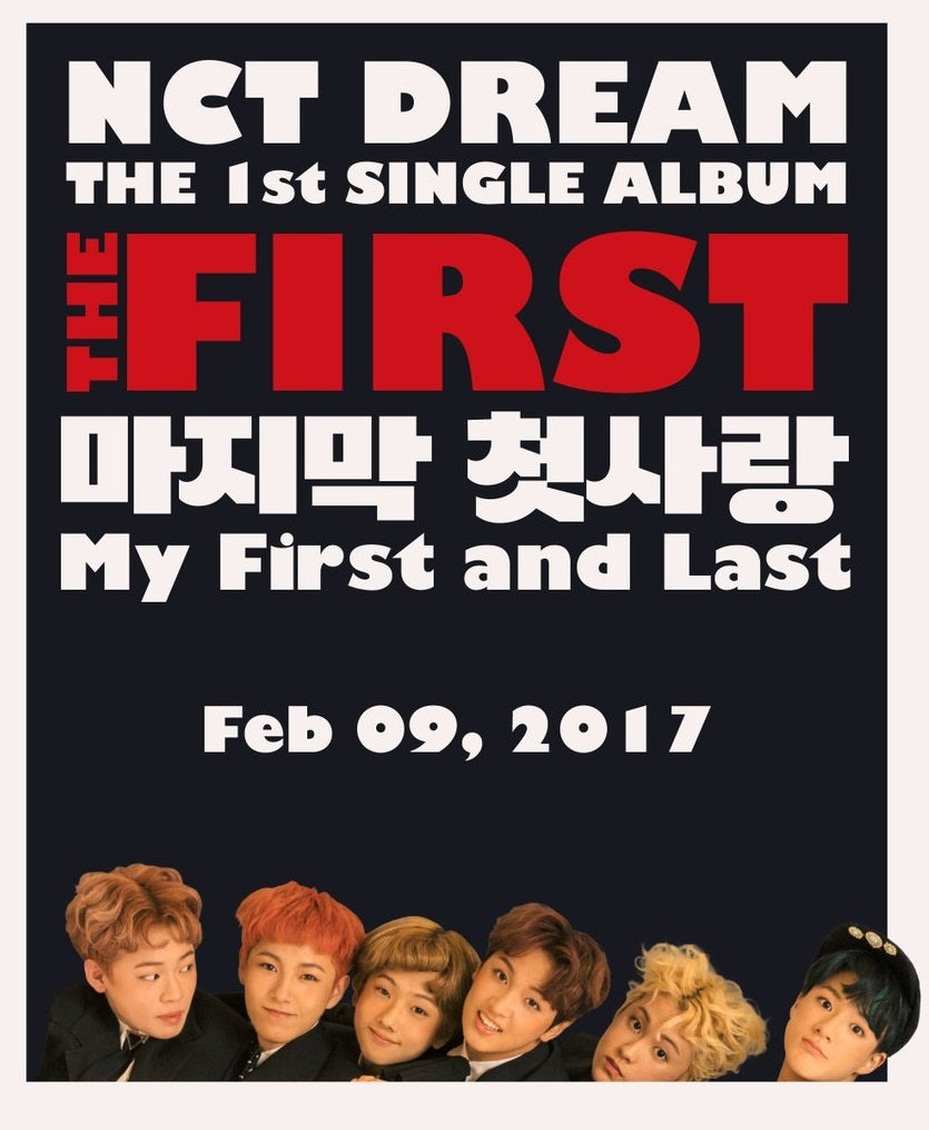 Re-Release] NCT Dream 1st Single Album - The First – Choice Music LA