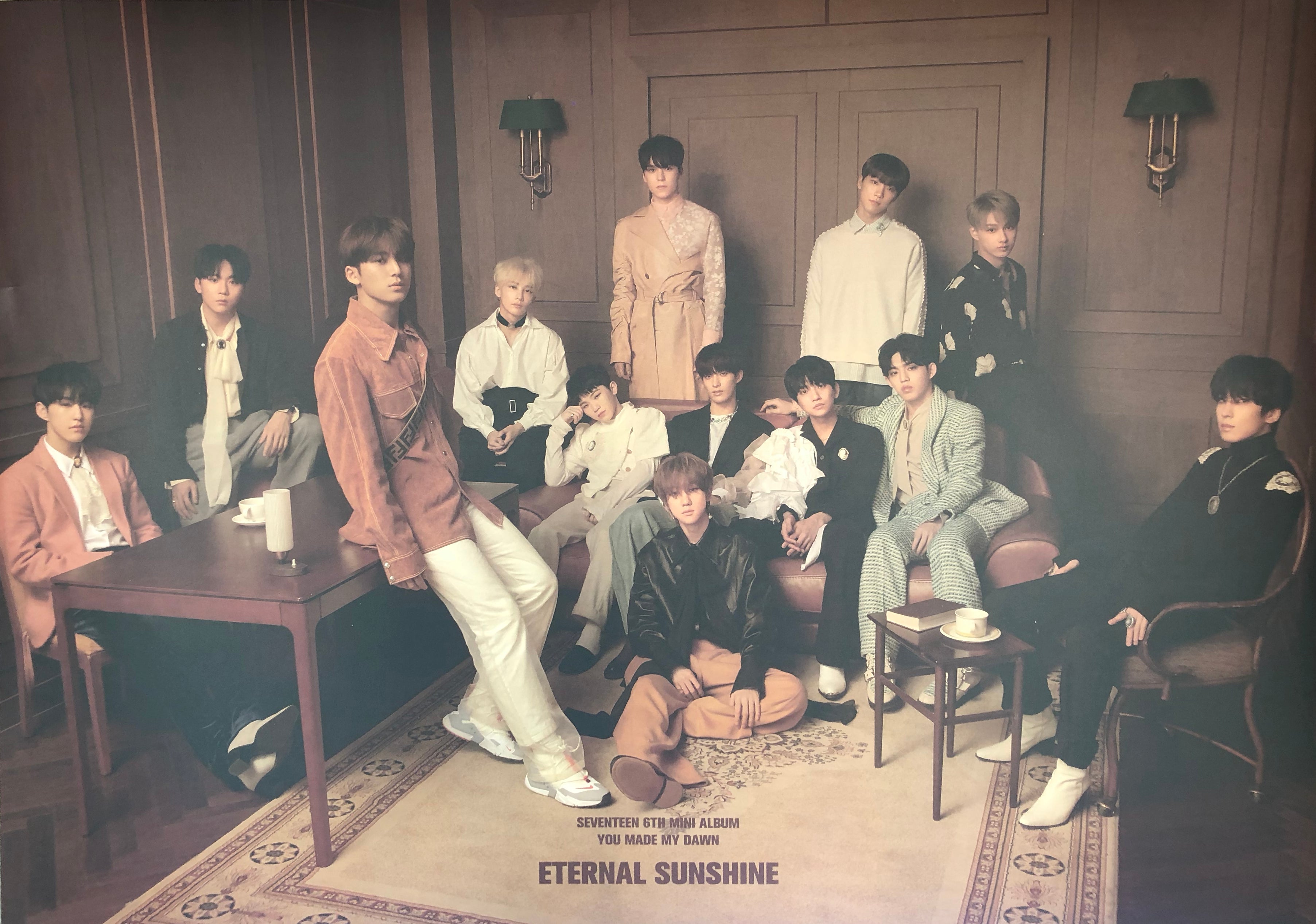 Seventeen 6th Mini Album You Made My Dawn Official Poster - Photo Concept  Eternal Sunshine