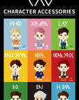 엑소 EXO CHARACTER KEY RING (9 KINDS)