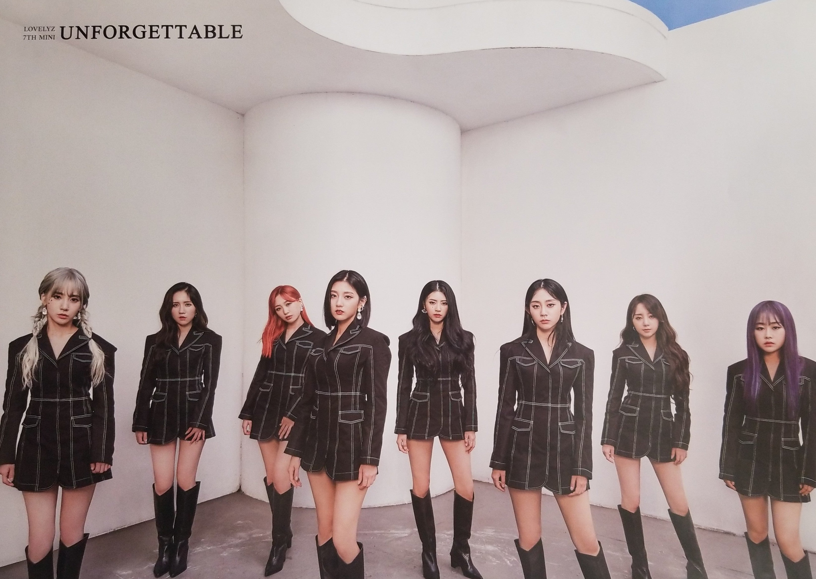 LOVELYZ 7th Mini Album Unforgettable Official Poster - Photo