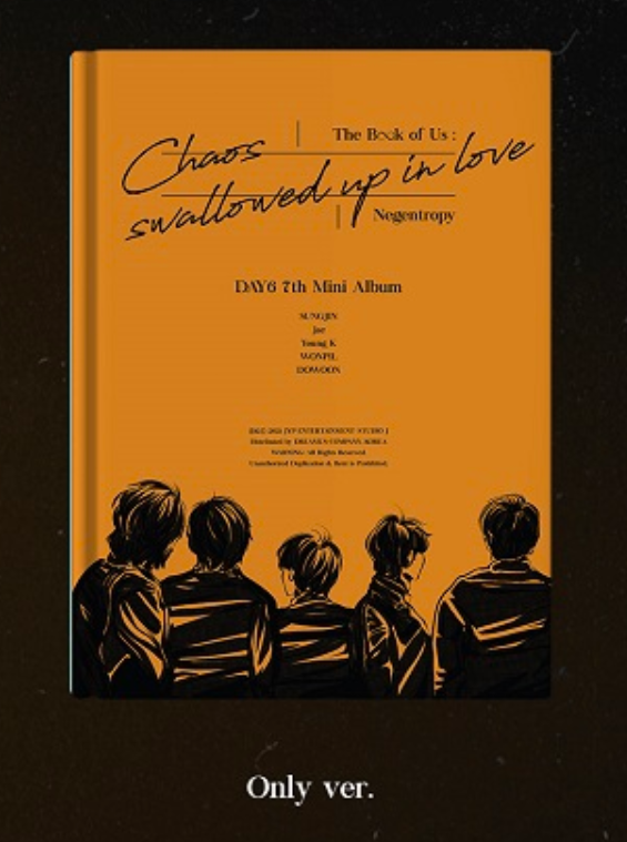 DAY6 7th Mini Album - The Book of Us : Negentropy Chaos swallowed