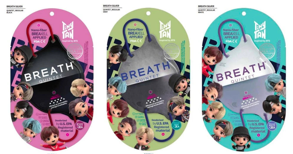 BTS TinyTan Breath Quintet Mask – Choice Music LA