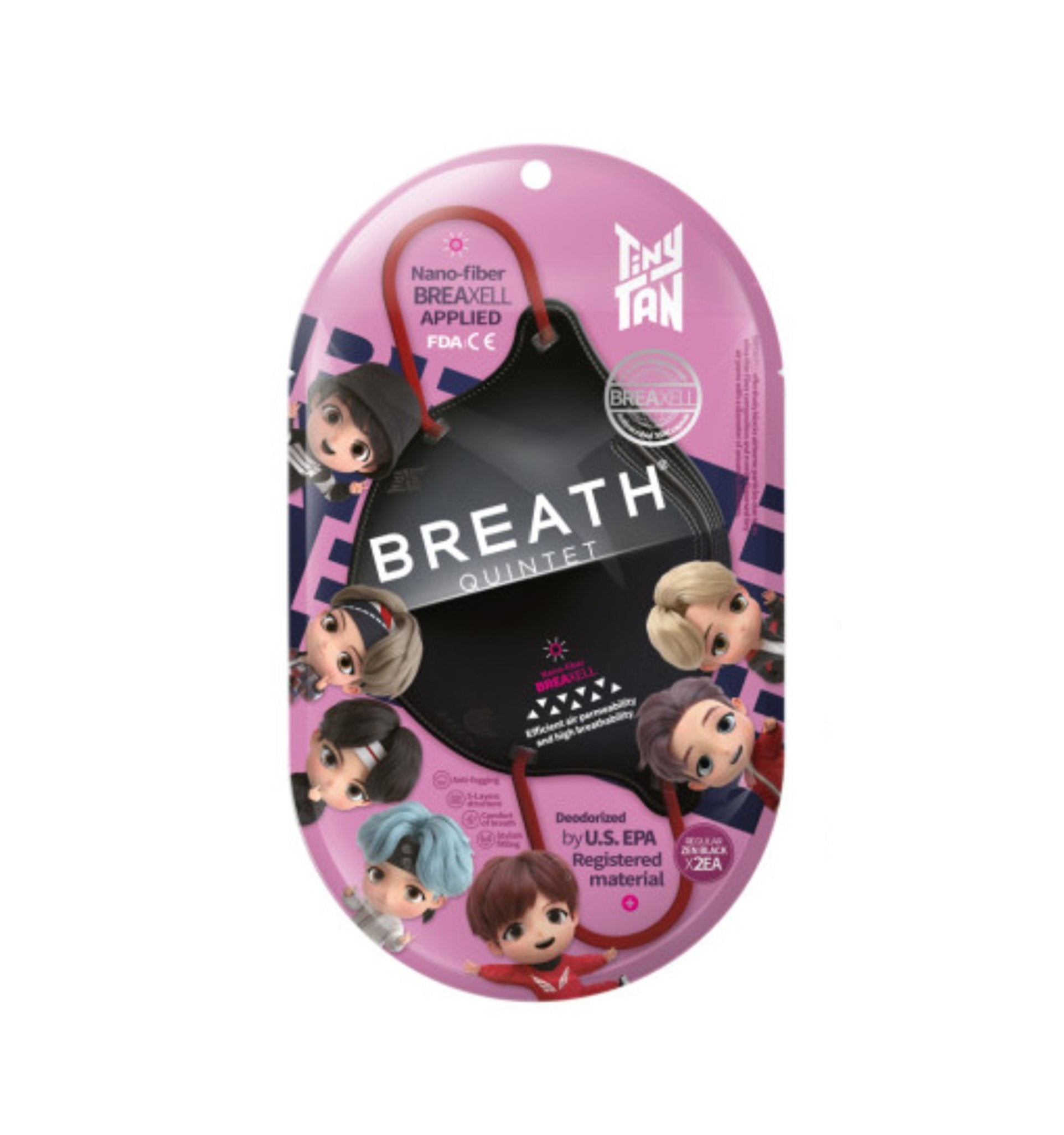 BTS TinyTan Breath Quintet Mask – Choice Music LA