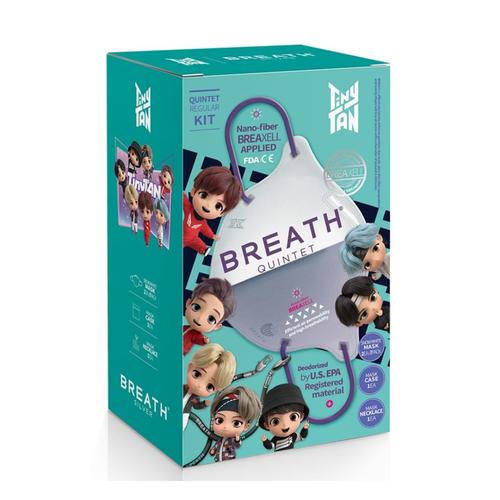 BREATH　TinyTAN　QUINTETマスク　２枚入×５０セット色選び可能 BTS TinyTan Breath Quintet Mask Kit – Choice Music LA