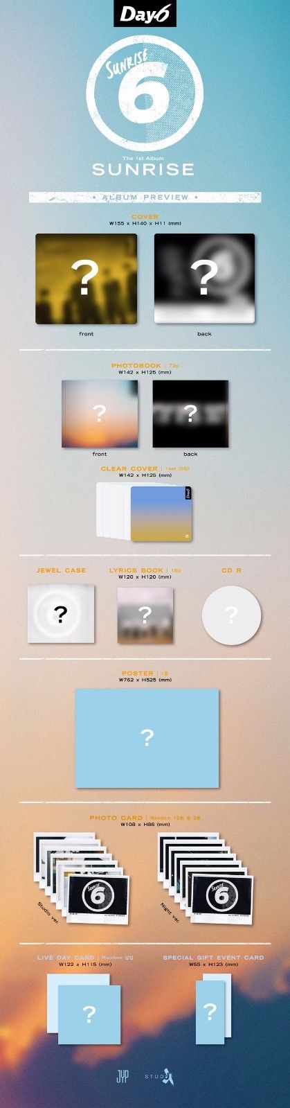 DAY6 1st Album - Sunrise