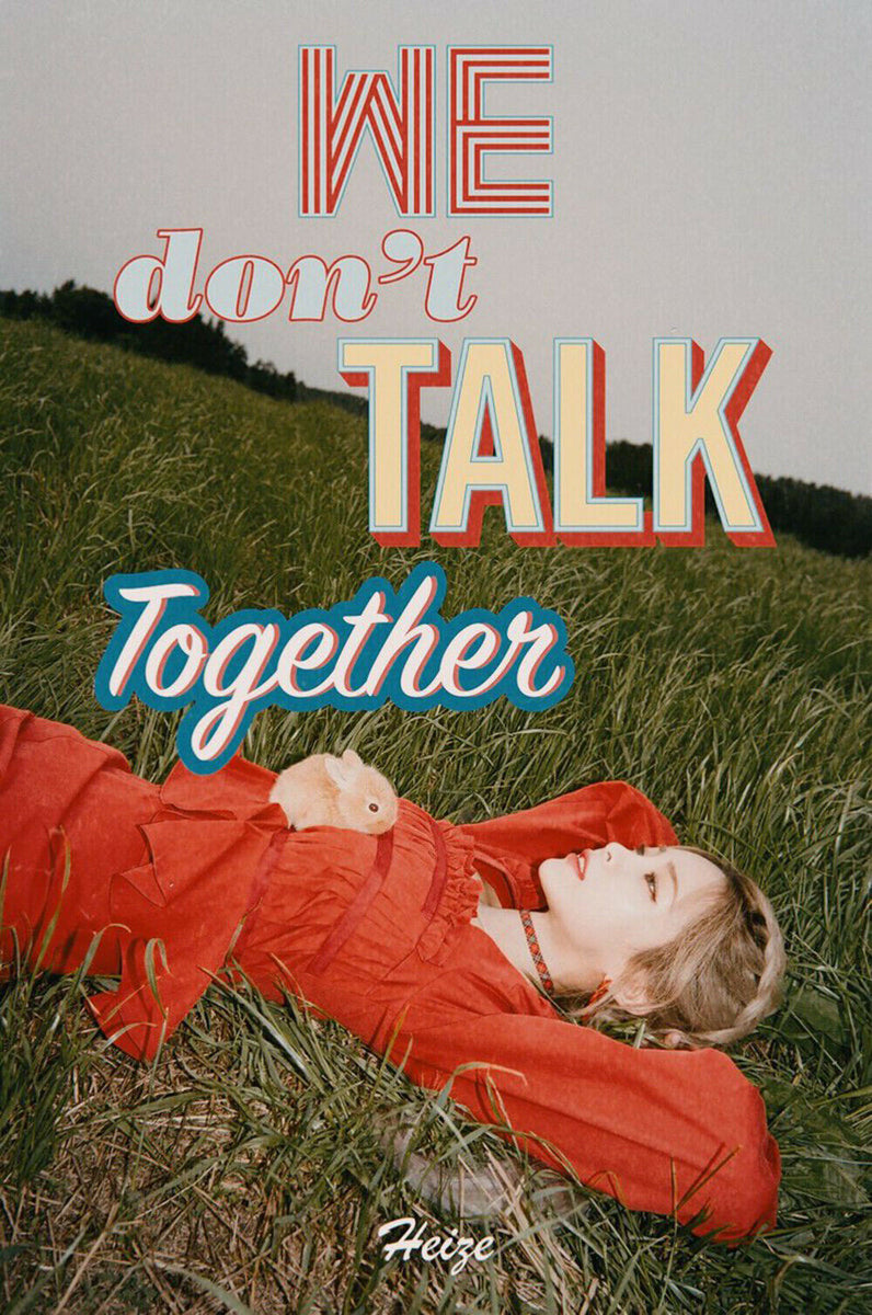K-POP・アジア we don't talk together/heize cd K-POP・アジア we don't talk together/heize cd K-POP・アジア we don