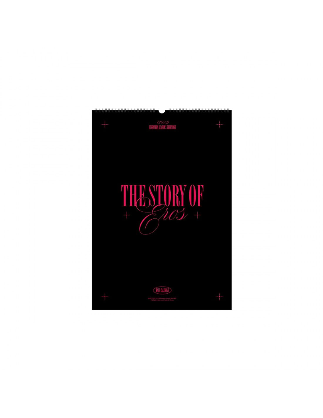 Seventeen 2023 Wall Calendar [The Story of Eros] Choice Music LA