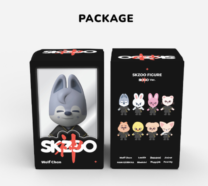 straykids SKZOO ウルフチャン フィギュア 神メニュー Stray Kids Official Merchandise - SKZOO Figure (神MENU VER