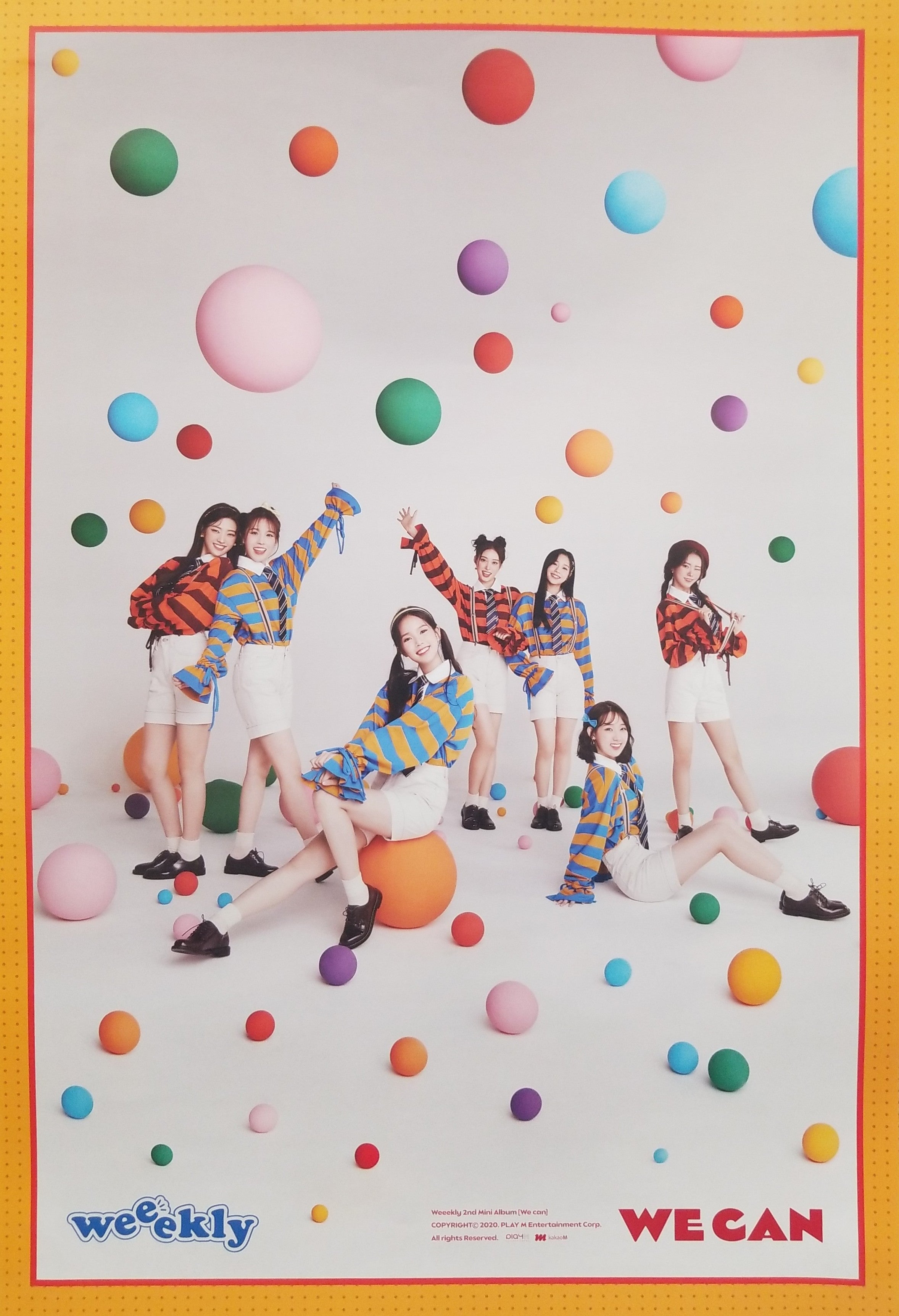 Weeekly 2nd Mini Album We can Official Poster - Photo Concept Orb