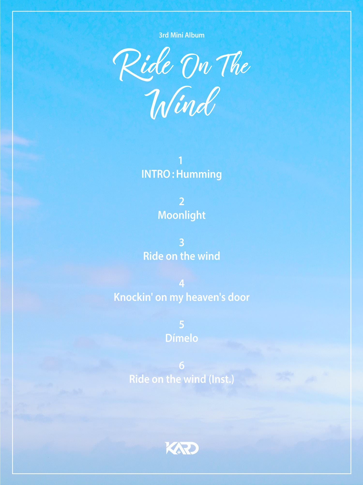 RIDE ON THE WIND 韓国盤 / KARD　카드 RIDE ON THE WIND 韓国盤 / KARD 카드
