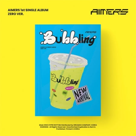 AIMERS 1st Single Album - Bubbling