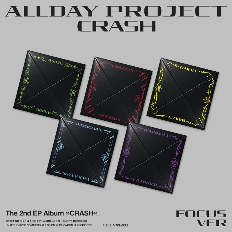 [Pre-Order] ALLDAY PROJECT 2nd EP Album - CRASH (Focus Ver.)