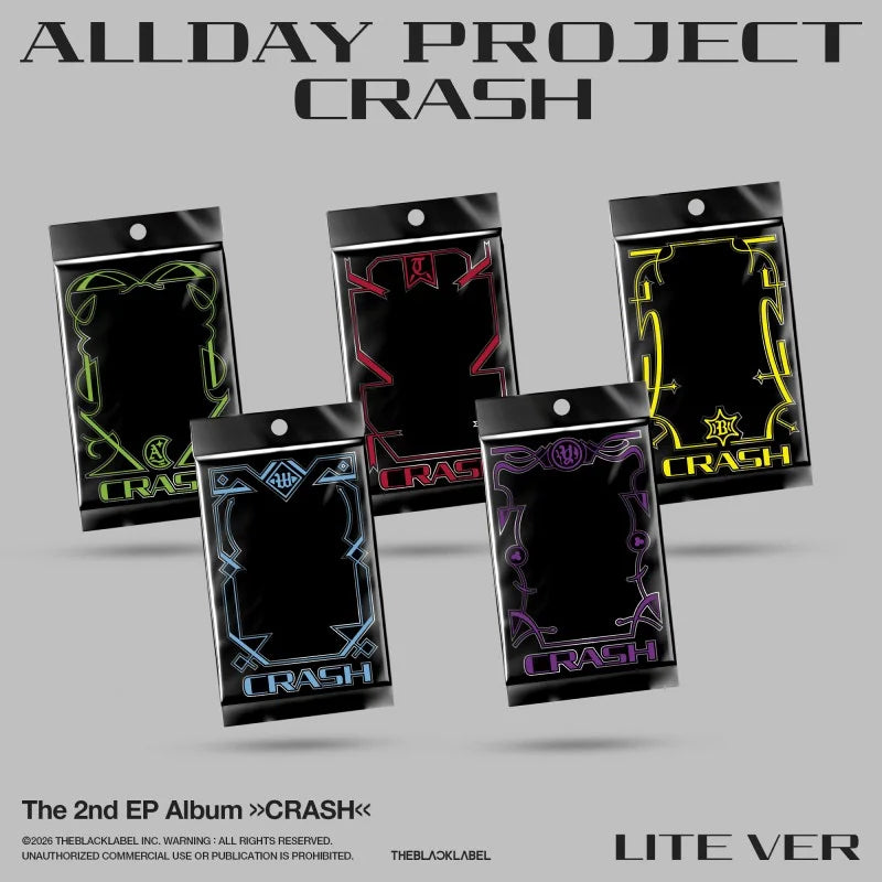 [Pre-Order] ALLDAY PROJECT 2nd EP Album - CRASH (Lite Ver.) + WITHMUU Photocard
