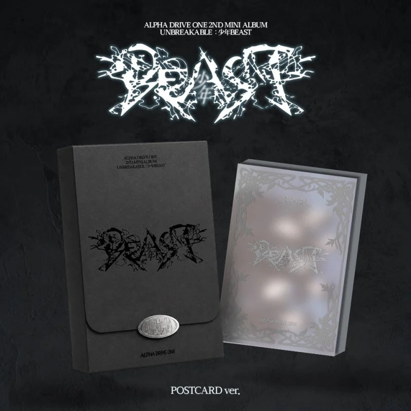 [Pre-Order] ALPHA DRIVE ONE 2nd Mini Album - UNBREAKABLE : 少年 BEAST (Postcard Ver.)