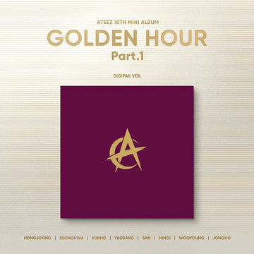 [Pre-Order] ATEEZ 10th Mini Album - GOLDEN HOUR : Part.1 (Digipack Ver.)